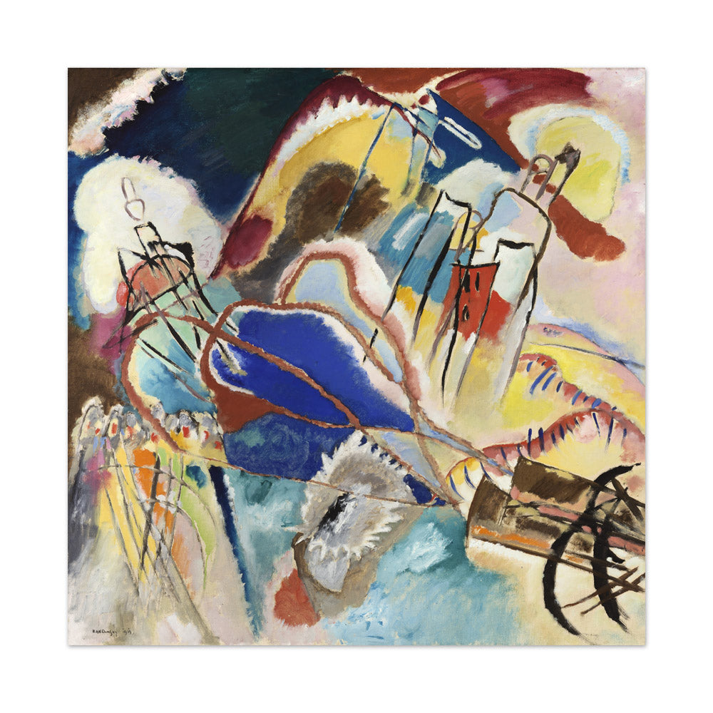 Improvisation No. 30 (Cannons) by Vasily Kandinsky - Large / Full Bleed / No Frame