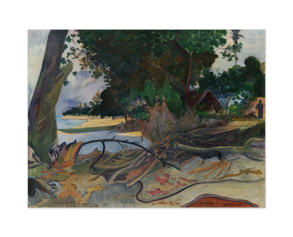 The Hibiscus Tree by Paul Gauguin - Large / Full Bleed / No Frame