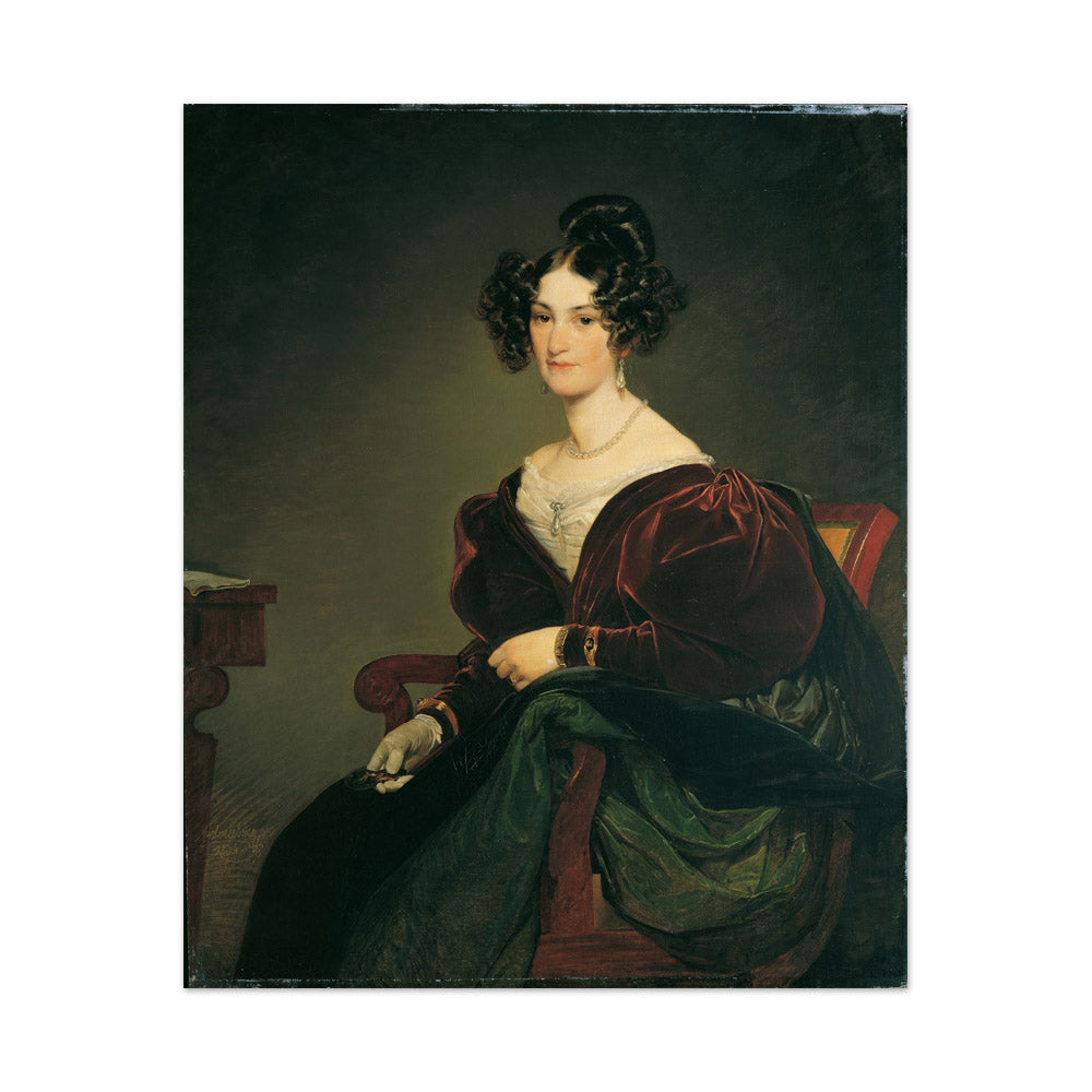 Amalie Josefine Klein, née von Henikstein (1806–1871) by Friedrich von Amerling - Large / Full Bleed / No Frame