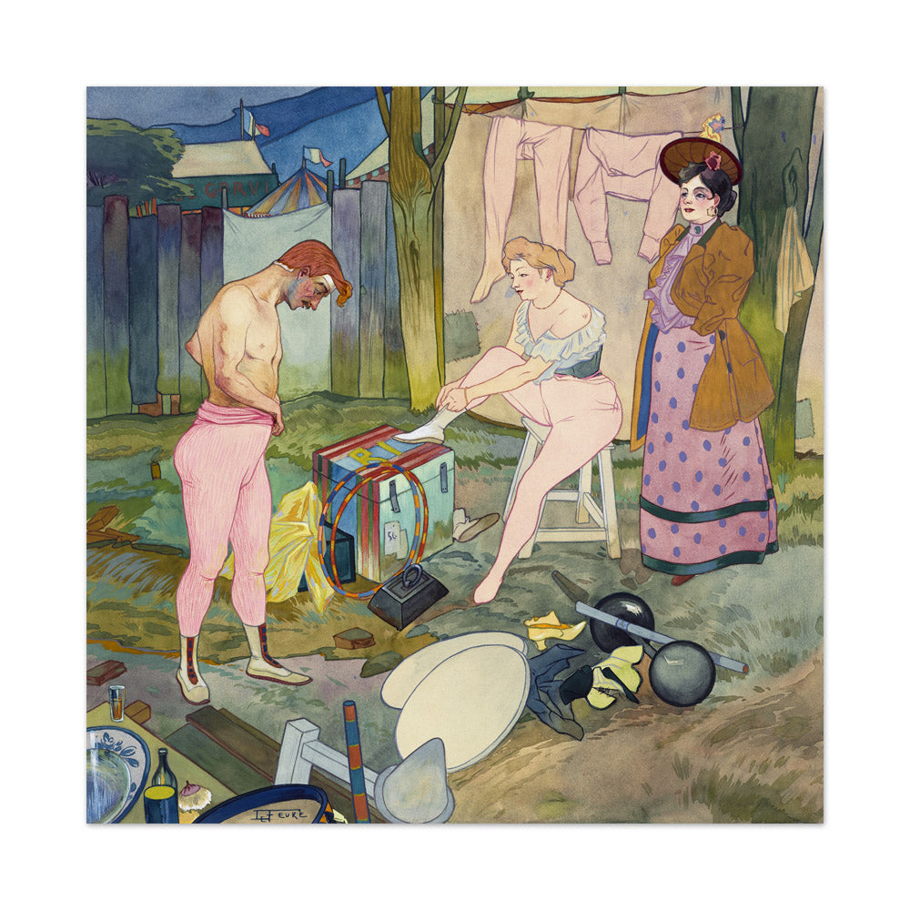 Georges de Feure - The Circus Corvi - Large / Full Bleed / No Frame
