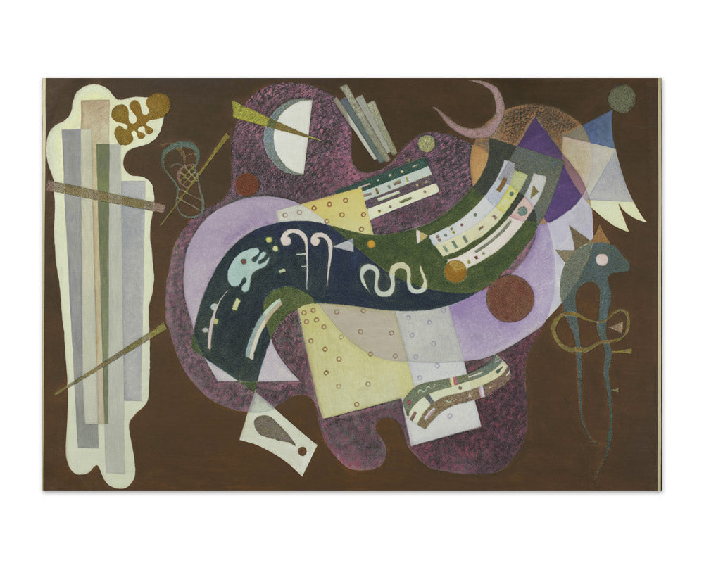 Rigid and Curved by Vasilij Kandinskij - Majestic / Full Bleed / No Frame