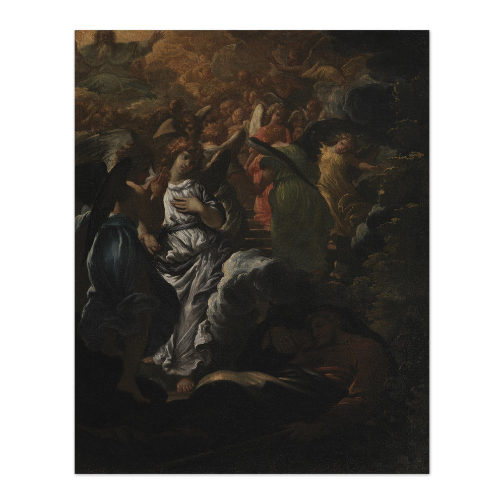 The Dream of Jacob by Girolamo Troppa - Majestic / Full Bleed / No Frame