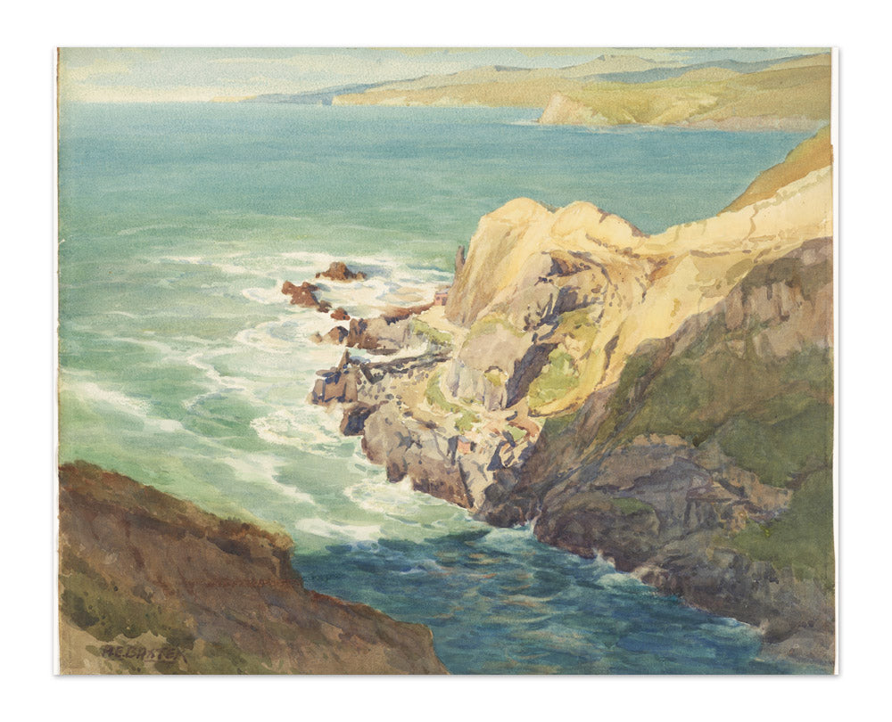 Evening shadows, Taylor's Mistake by Alfred Baxter - Majestic / Full Bleed / No Frame