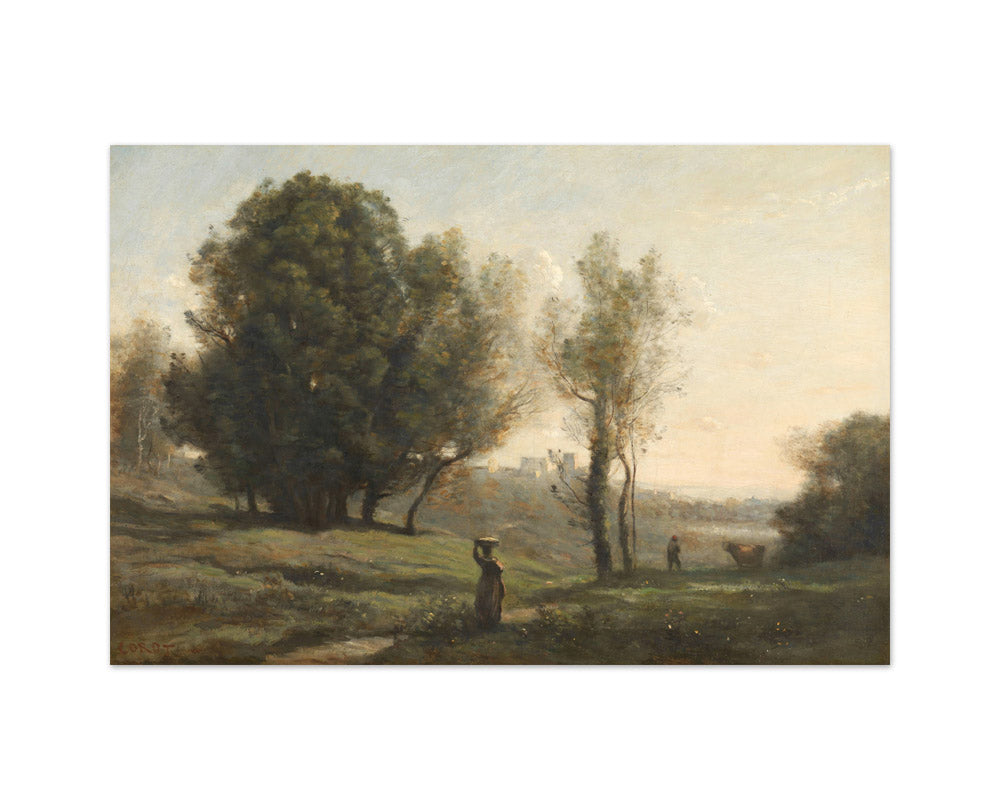 Landscape by Camille Corot - Medium / Full Bleed / No Frame