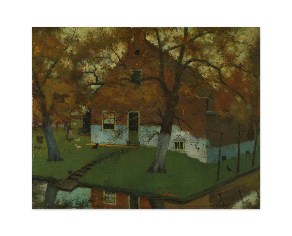 Farm in the Province of North Holland by Eduard Karsen - Medium / Full Bleed / No Frame