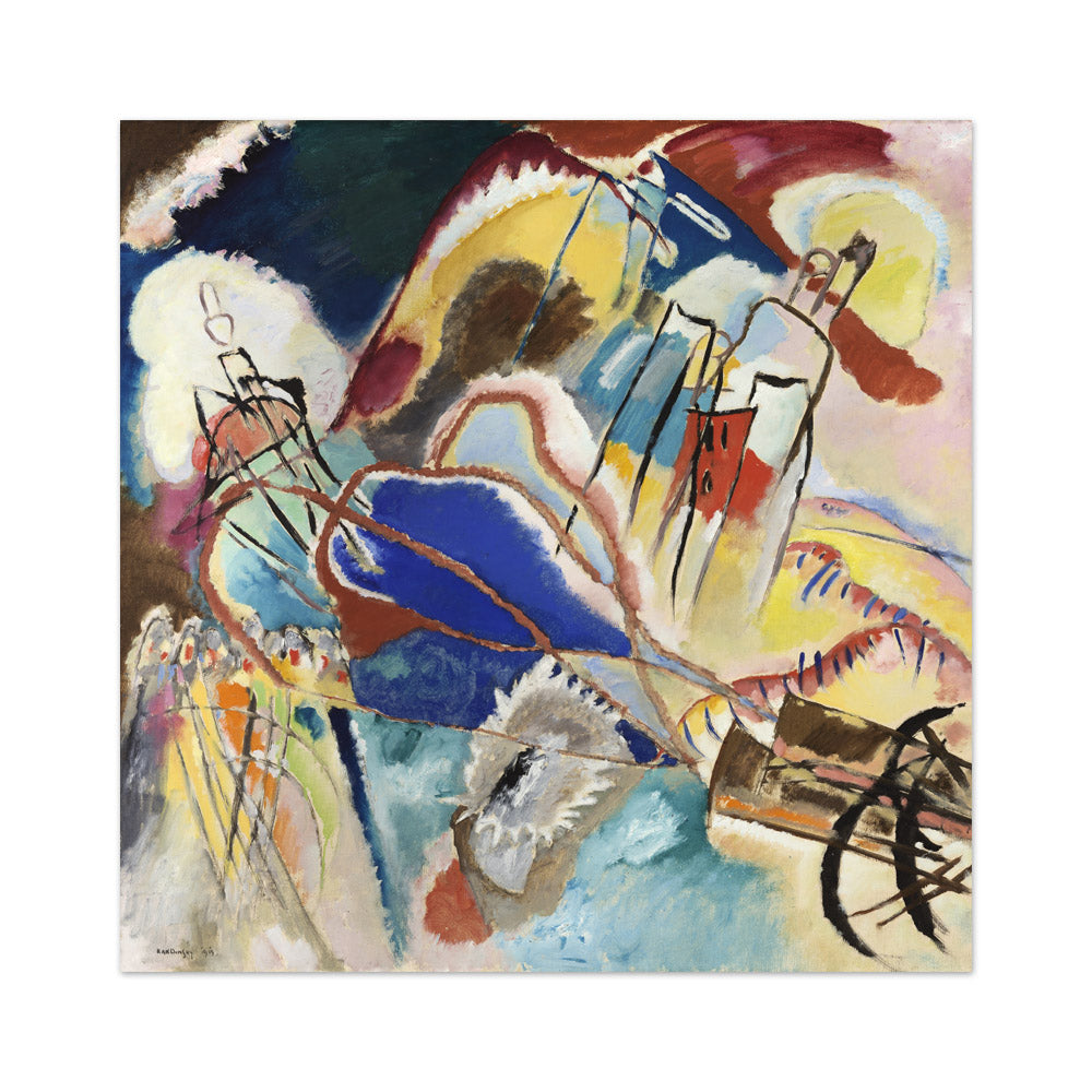 Improvisation No. 30 (Cannons) by Vasily Kandinsky - Medium / Full Bleed / No Frame