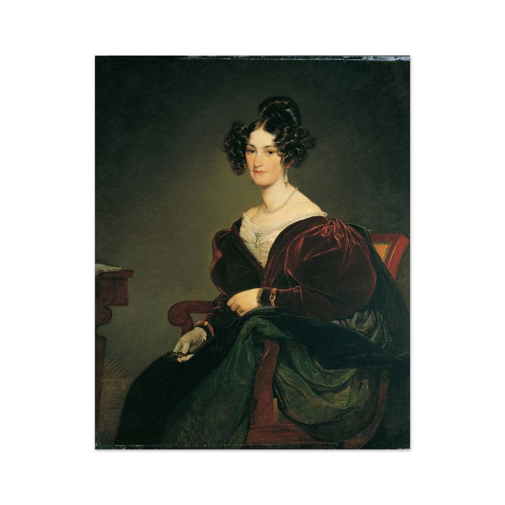 Amalie Josefine Klein, née von Henikstein (1806–1871) by Friedrich von Amerling - Medium / Full Bleed / No Frame