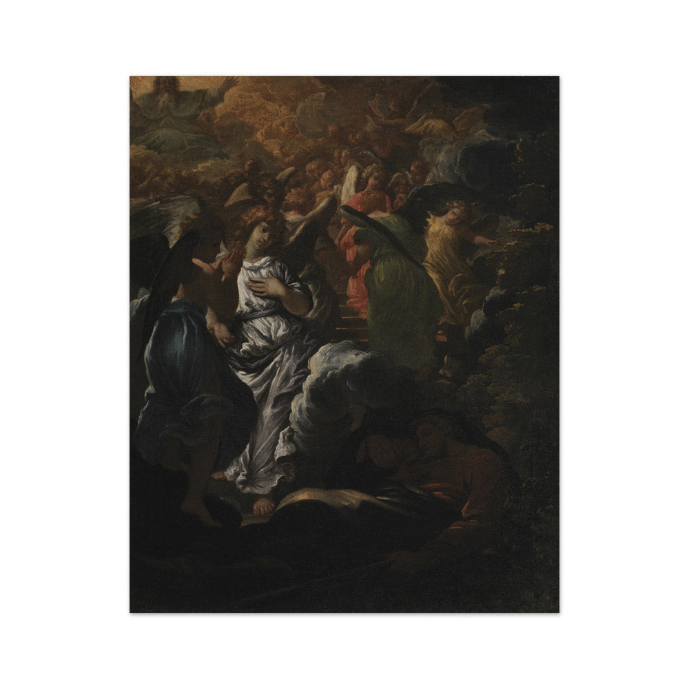 The Dream of Jacob by Girolamo Troppa - Medium / Full Bleed / No Frame
