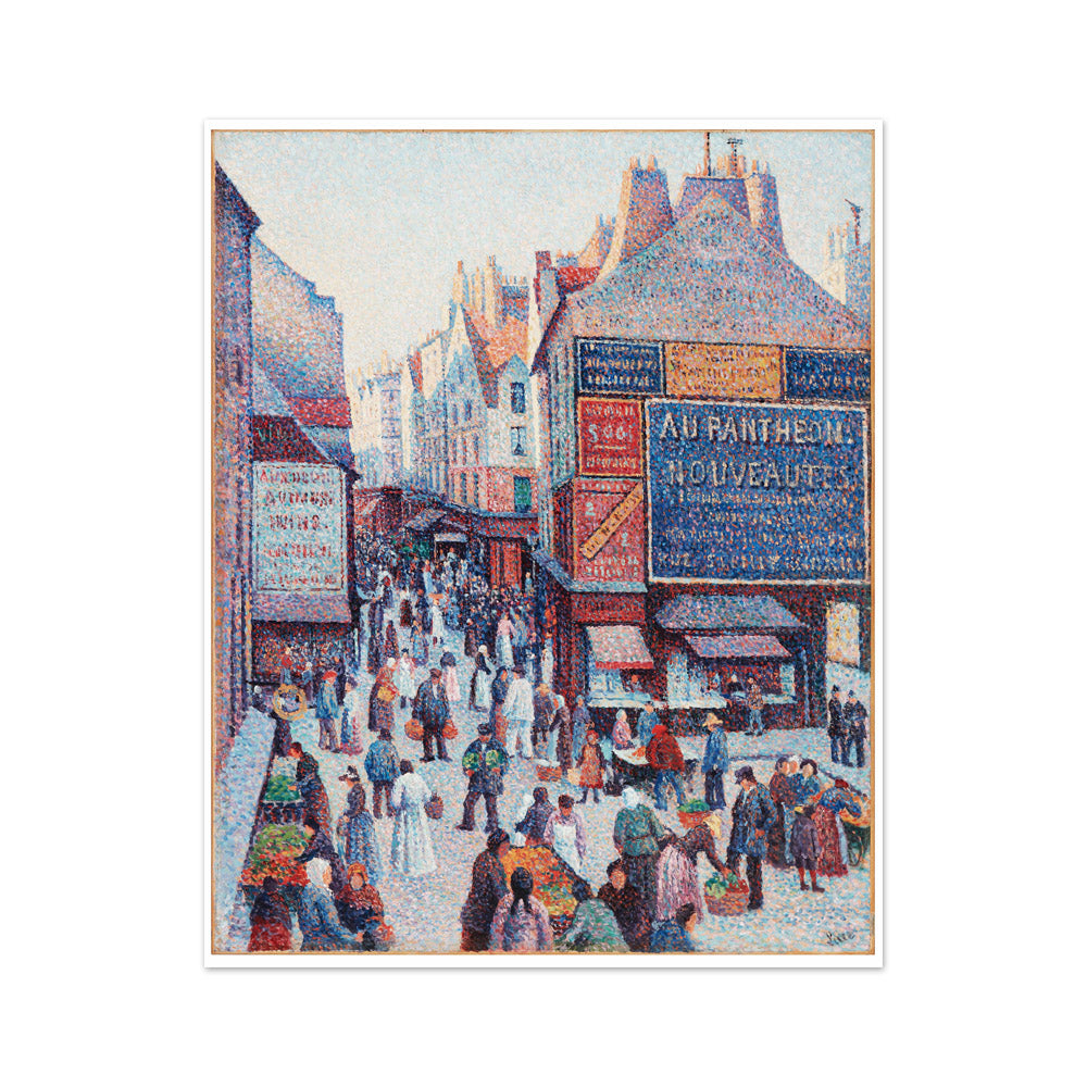 La Rue Mouffetard by Maximilien Luce - Medium / Full Bleed / No Frame