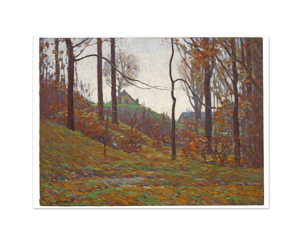 Near Pleasant Run, Irvington, Indianapolis by Clifton A. Wheeler - Medium / Full Bleed / No Frame