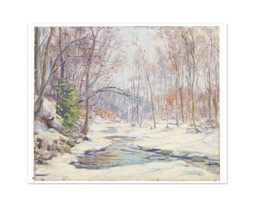 A Winter Morning by Frank T. Hutchens - Medium / Full Bleed / No Frame