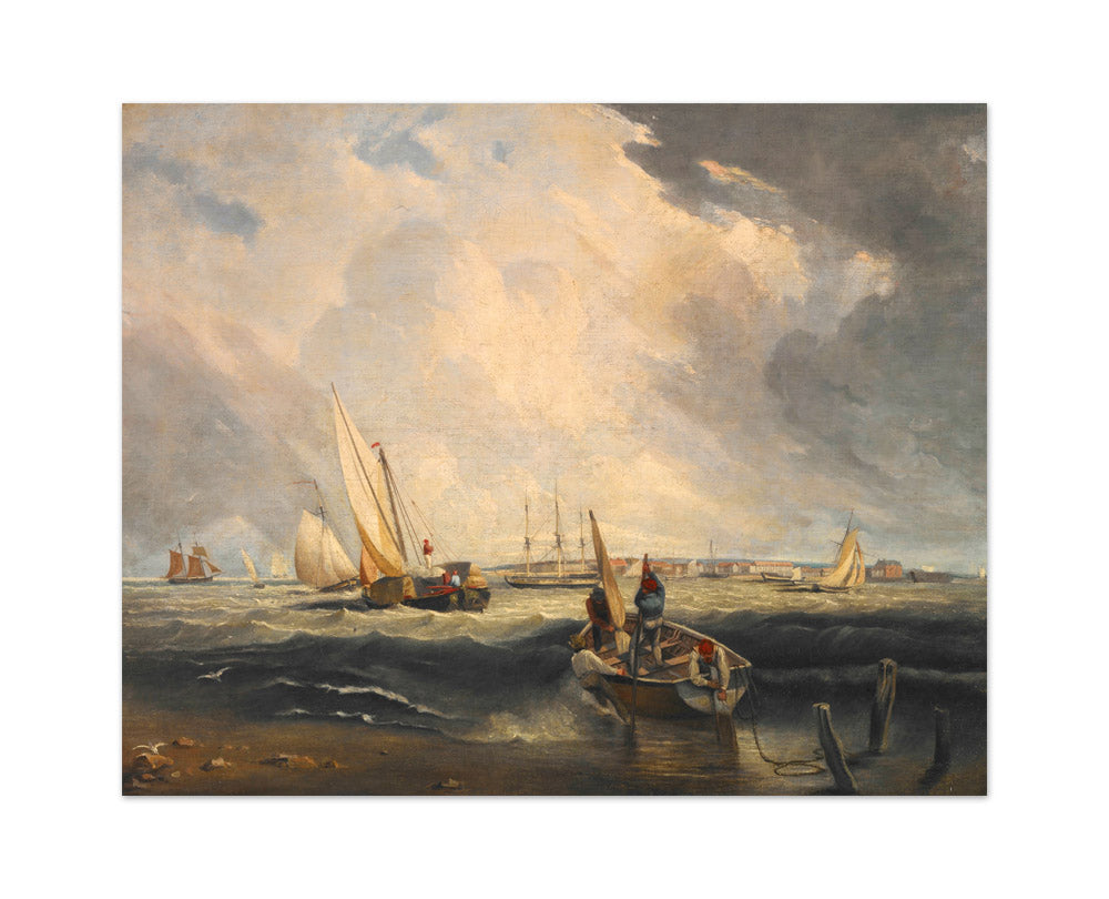 Bligh Sands, Sheerness by Clarkson Stanfield - Medium / Full Bleed / No Frame