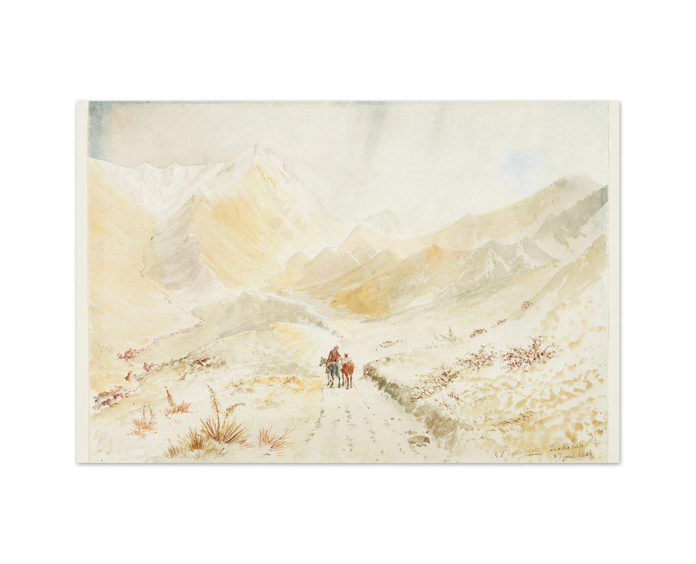 Lindis Pass. by Nicholas Chevalier - Medium / Full Bleed / No Frame