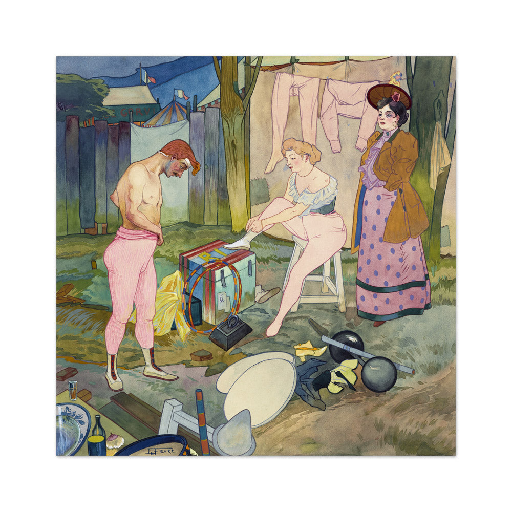 Georges de Feure - The Circus Corvi - Medium / Full Bleed / No Frame