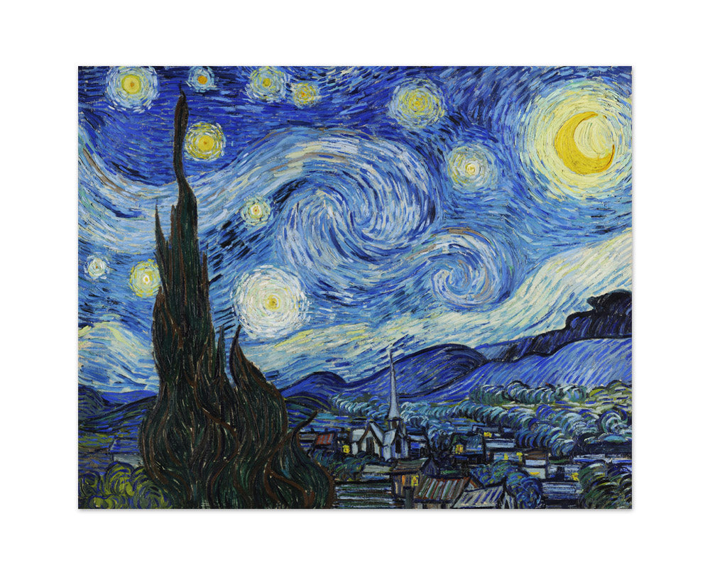Vincent Van Gogh - The Starry Night - Medium / Full Bleed / No Frame