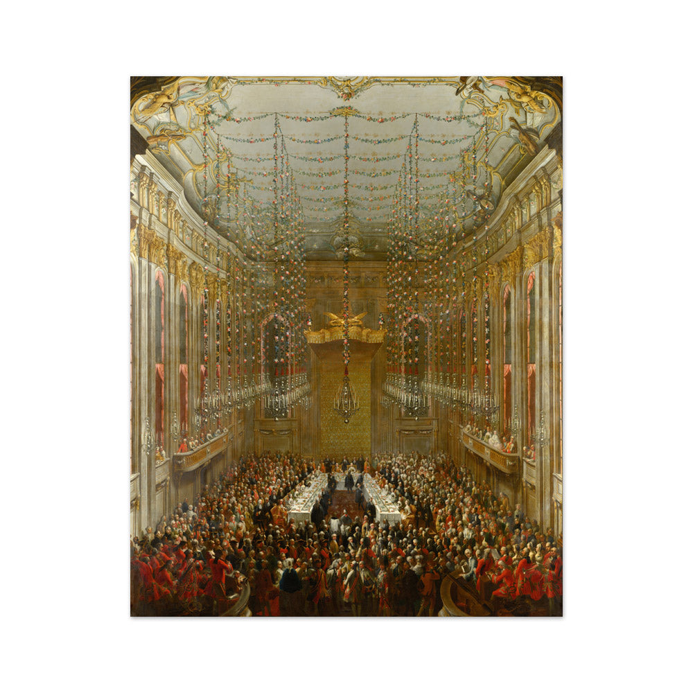 Martin van Meytens - Wedding Supper - Medium / Full Bleed / No Frame