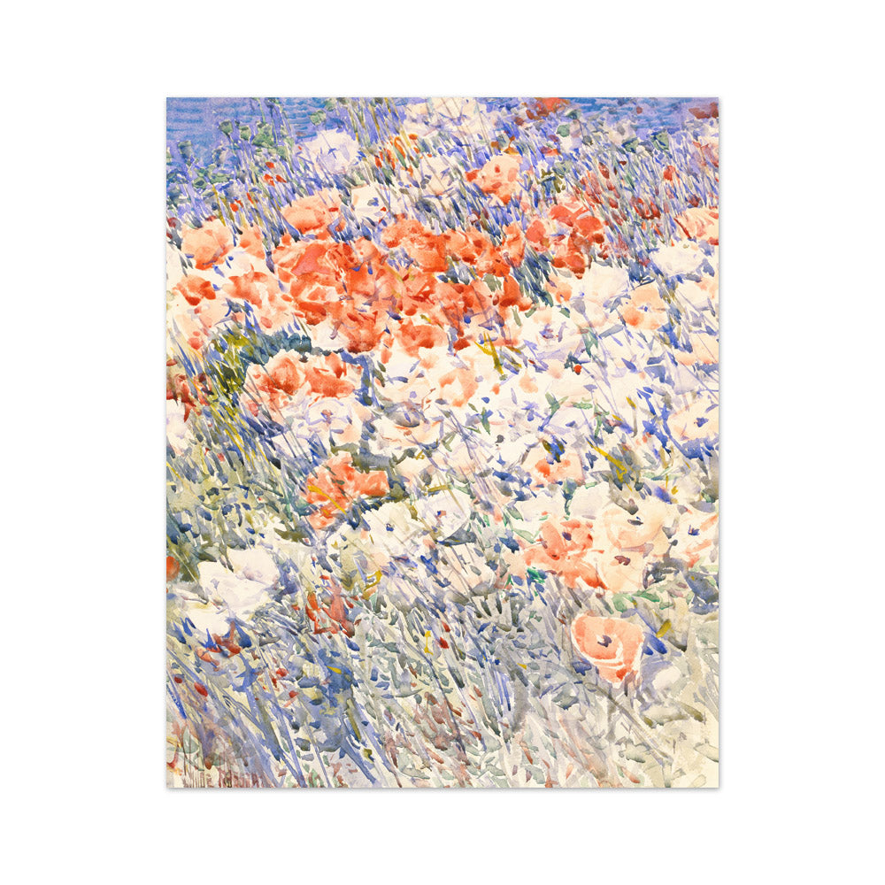 Childe Hassam - The Island Garden - Medium / Full Bleed / No Frame