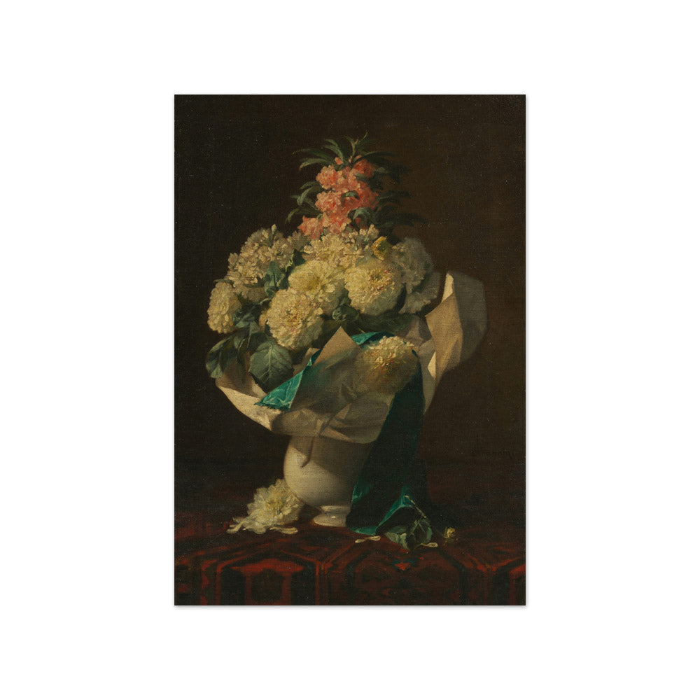 Vase of Flowers by Georges Jeannin - Small / Full Bleed / No Frame
