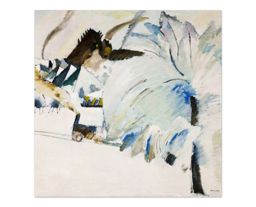Murnau with Locomotive by Vasily Kandinsky - Small / Full Bleed / No Frame