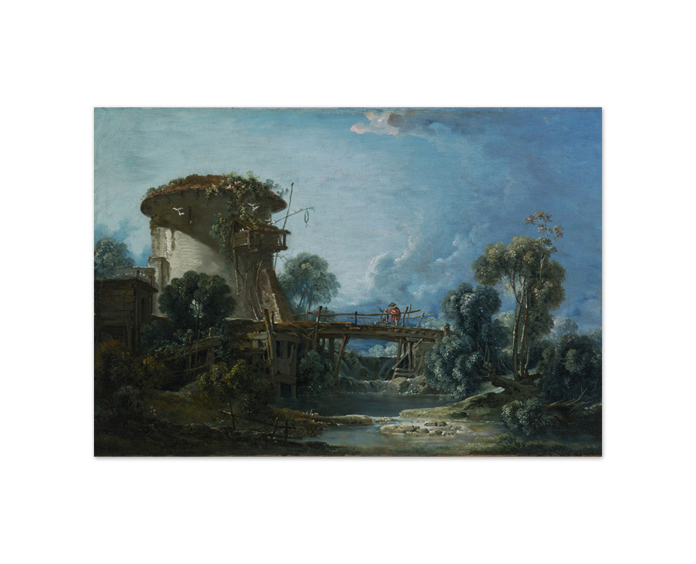 The Dovecote by François Boucher - Small / Full Bleed / No Frame