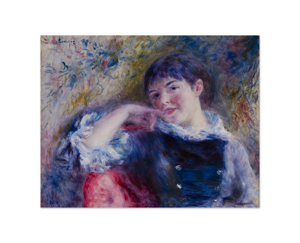 The Dreamer by Auguste Renoir - Small / Full Bleed / No Frame
