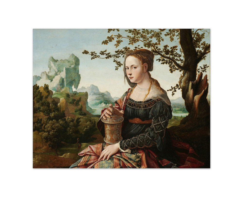 Mary Magdalene by Jan van Scorel - Small / Full Bleed / No Frame