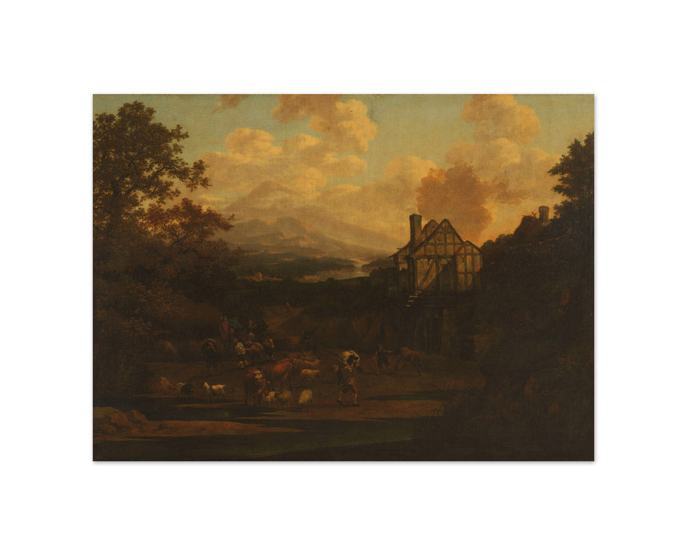Plundering by Abraham Jansz Begeyn - Small / Full Bleed / No Frame