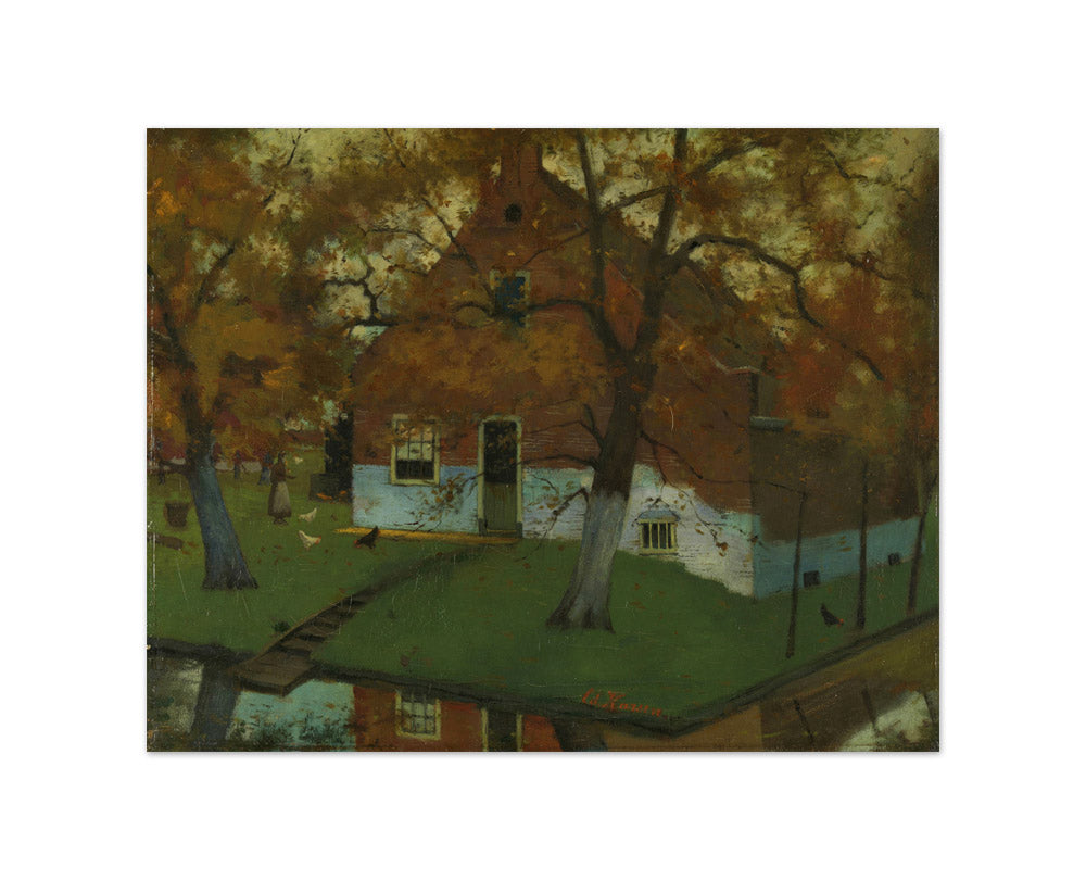 Farm in the Province of North Holland by Eduard Karsen - Small / Full Bleed / No Frame