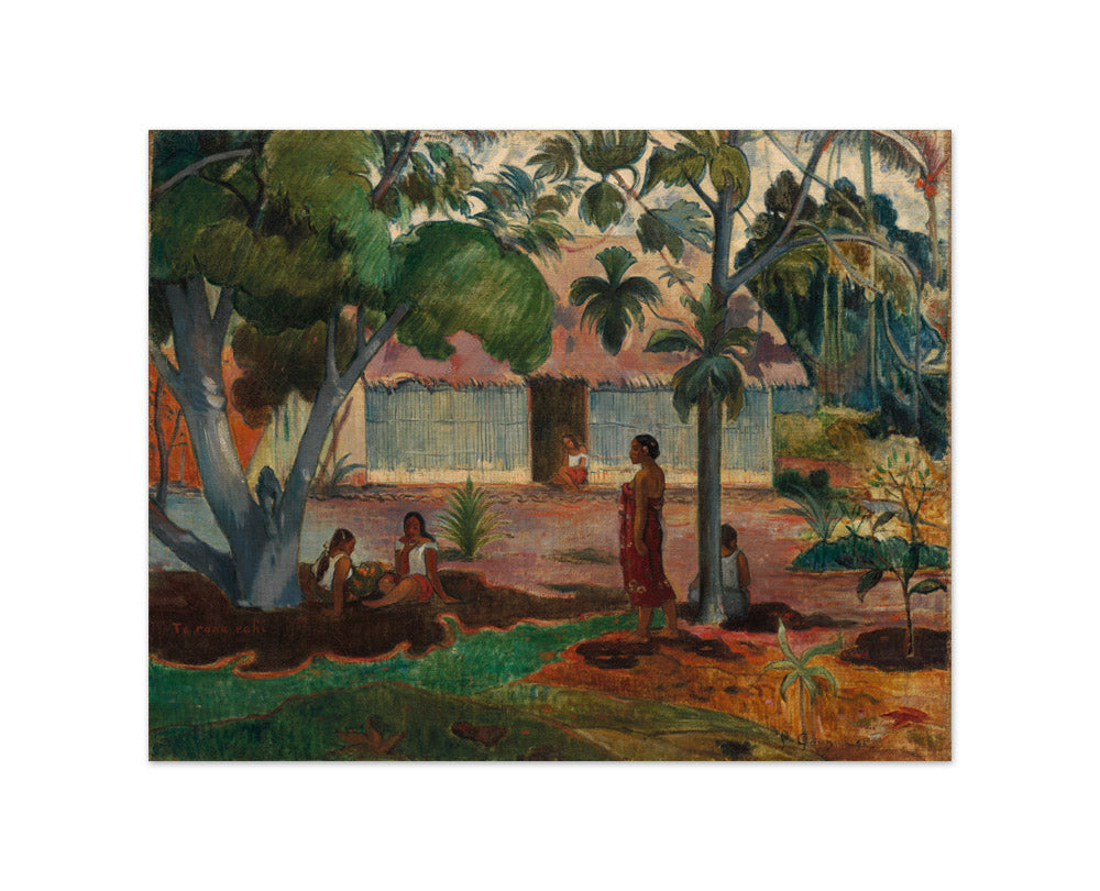 The Large Tree by Paul Gauguin - Small / Full Bleed / No Frame