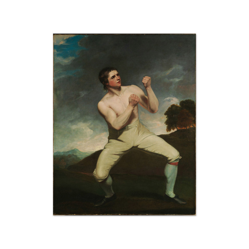 Richard Humphreys, the Boxer by John Hoppner - Small / Full Bleed / No Frame