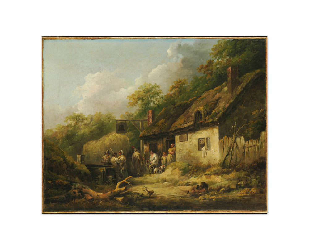 The Bell Inn by George Morland - Small / Full Bleed / No Frame