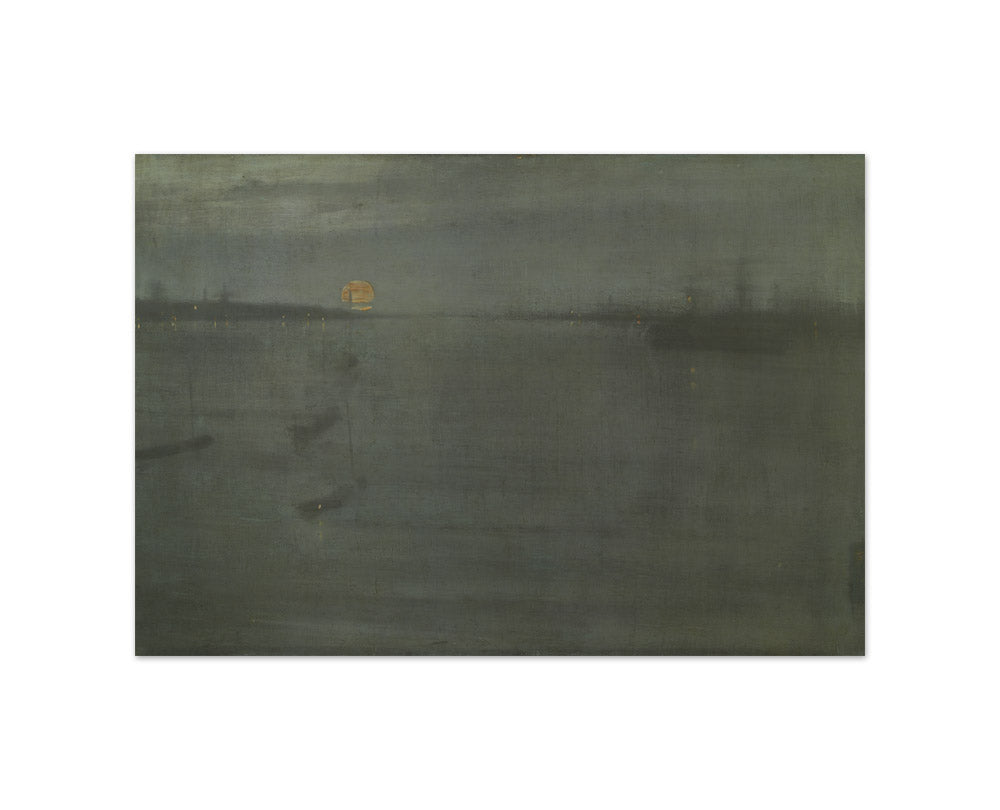 Nocturne: Blue and Gold—Southampton Water by James McNeill Whistler - Small / Full Bleed / No Frame