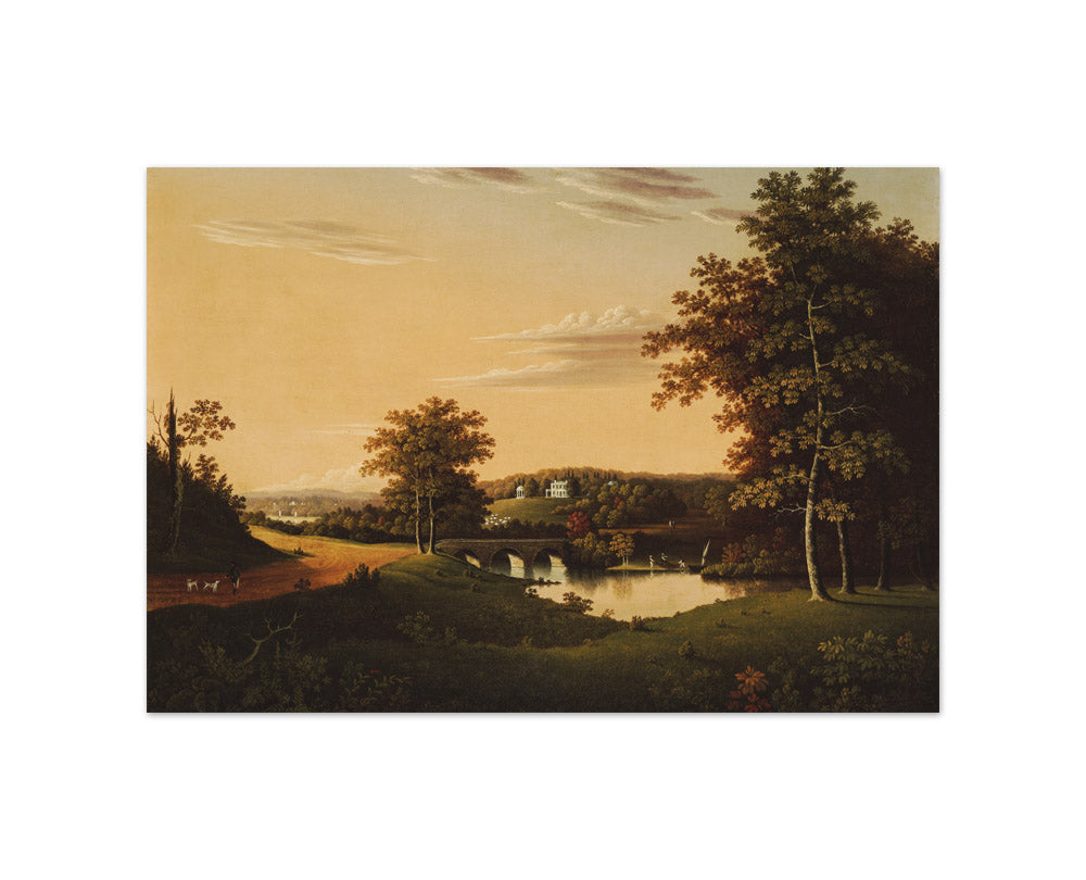 Point Breeze, the Estate of Joseph Napoleon Bonaparte at Bordentown, New Jersey by Charles B. Lawrence - Small / Full Bleed / No Frame