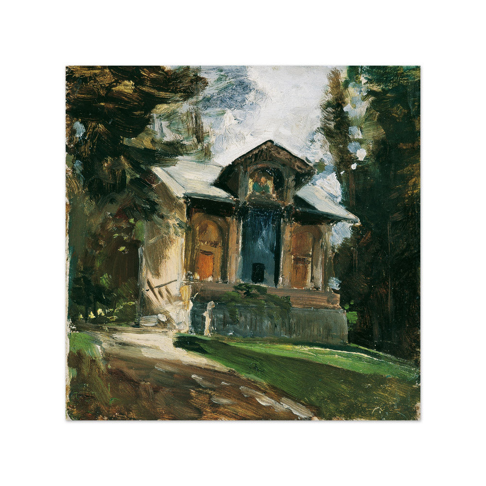The Artist's Studio of Heinrich von Angeli in Reichenau by Emil Jakob Schindler - Small / Full Bleed / No Frame