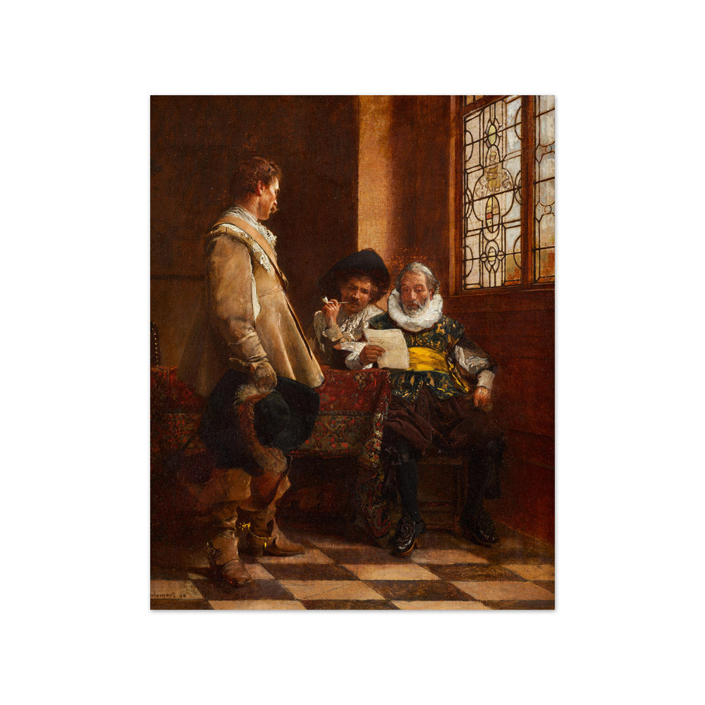 A Letter by Eduard Charlemont - Small / Full Bleed / No Frame