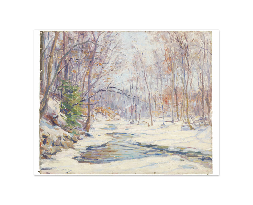 A Winter Morning by Frank T. Hutchens - Small / Full Bleed / No Frame