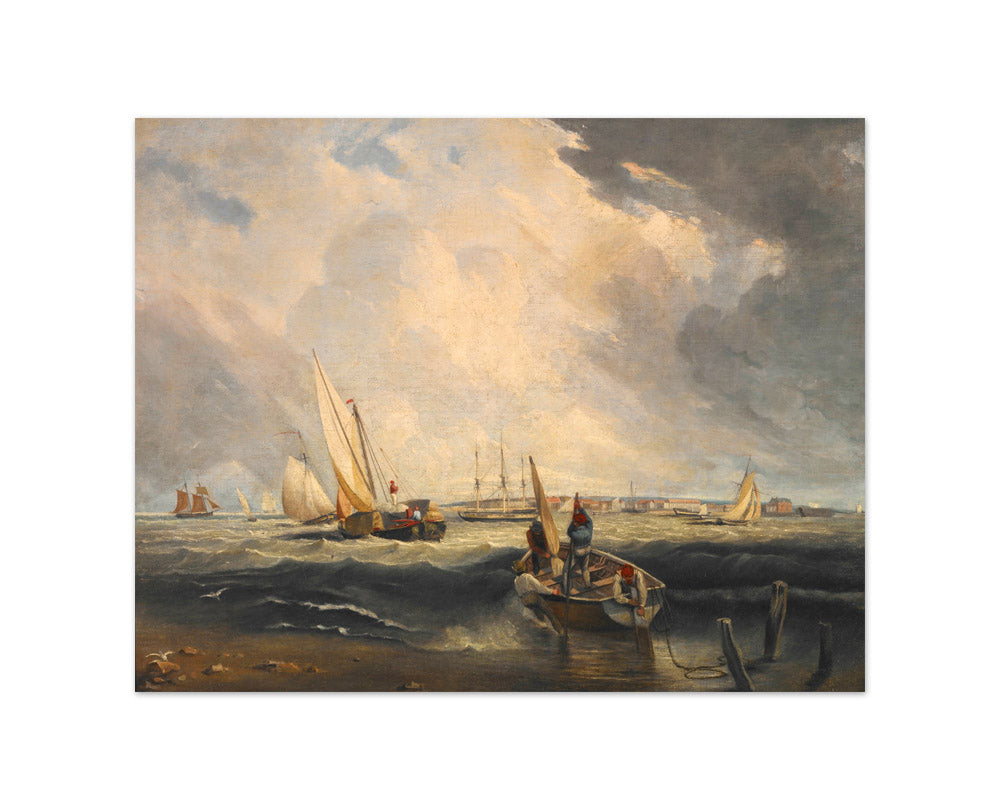 Bligh Sands, Sheerness by Clarkson Stanfield - Small / Full Bleed / No Frame
