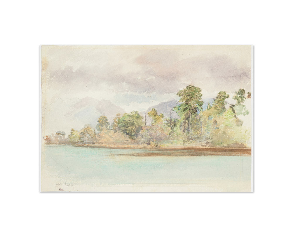Boat harbour, Te Anau by James Crowe Richmond - Small / Full Bleed / No Frame