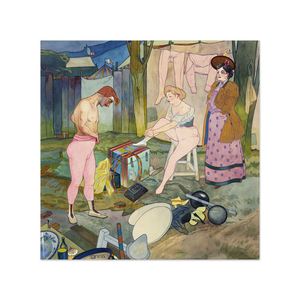 Georges de Feure - The Circus Corvi - Small / Full Bleed / No Frame