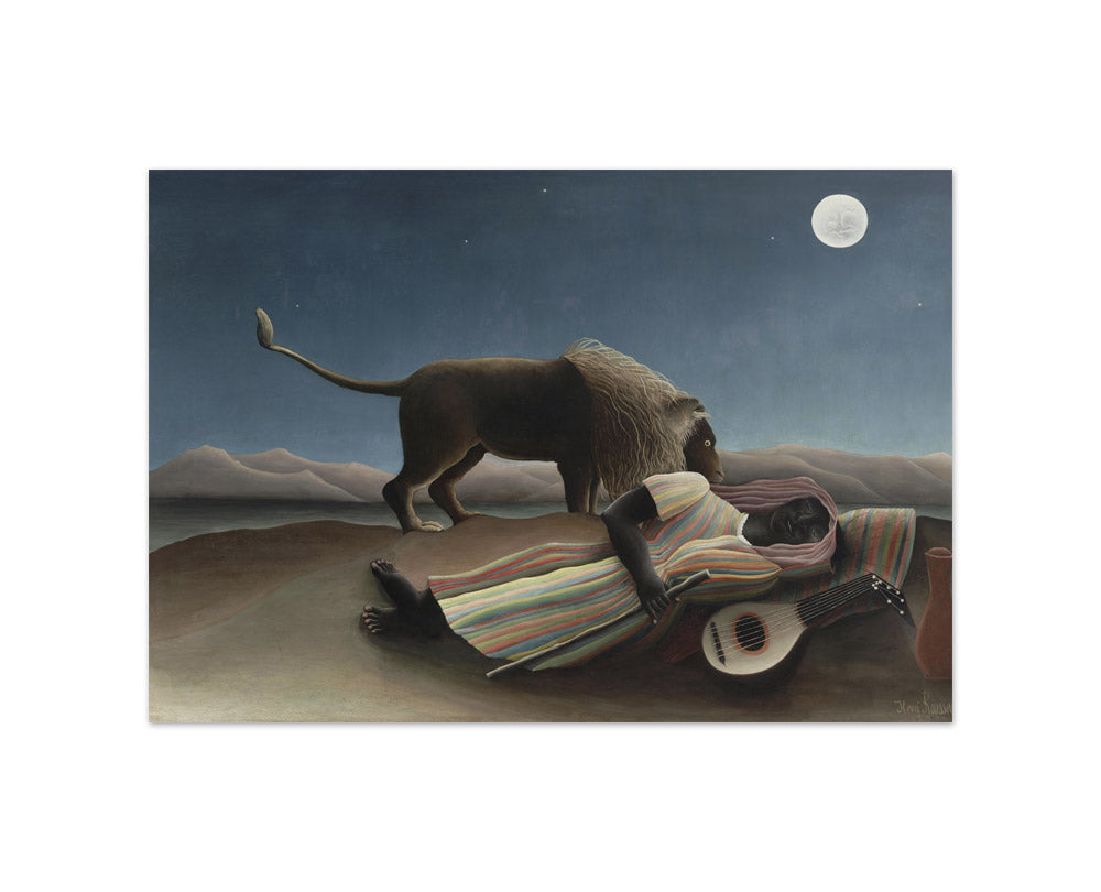 Henri Rousseau - The Sleeping Gypsy - Small / Full Bleed / No Frame
