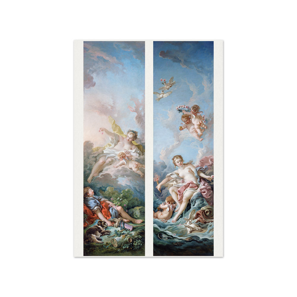 Francois Boucher - Aurora and Cephalus, Venus on the Waves - Small / Full Bleed / No Frame
