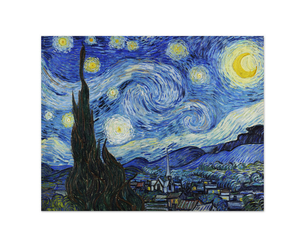 Vincent Van Gogh - The Starry Night - Small / Full Bleed / No Frame