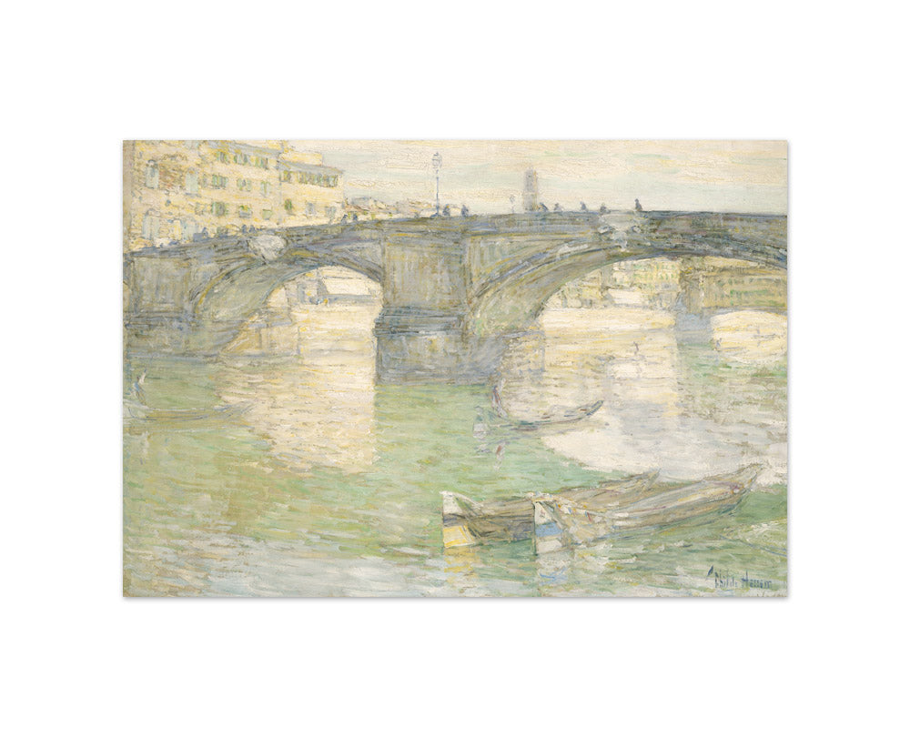 Frederick Childe Hassam - Ponte Santa Trinità - Small / Full Bleed / No Frame