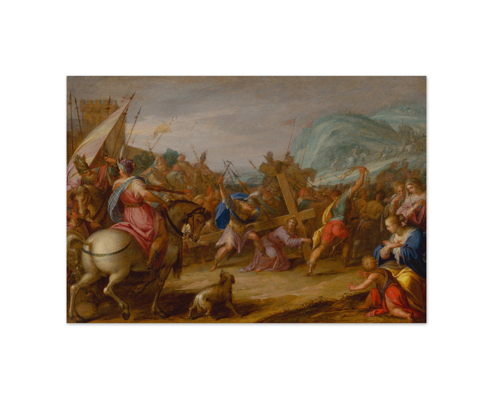 Hans Von Aachen - Carrying the Cross - Small / Full Bleed / No Frame