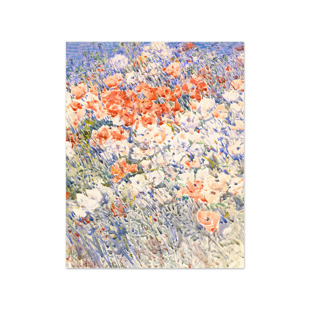 Childe Hassam - The Island Garden - Small / Full Bleed / No Frame