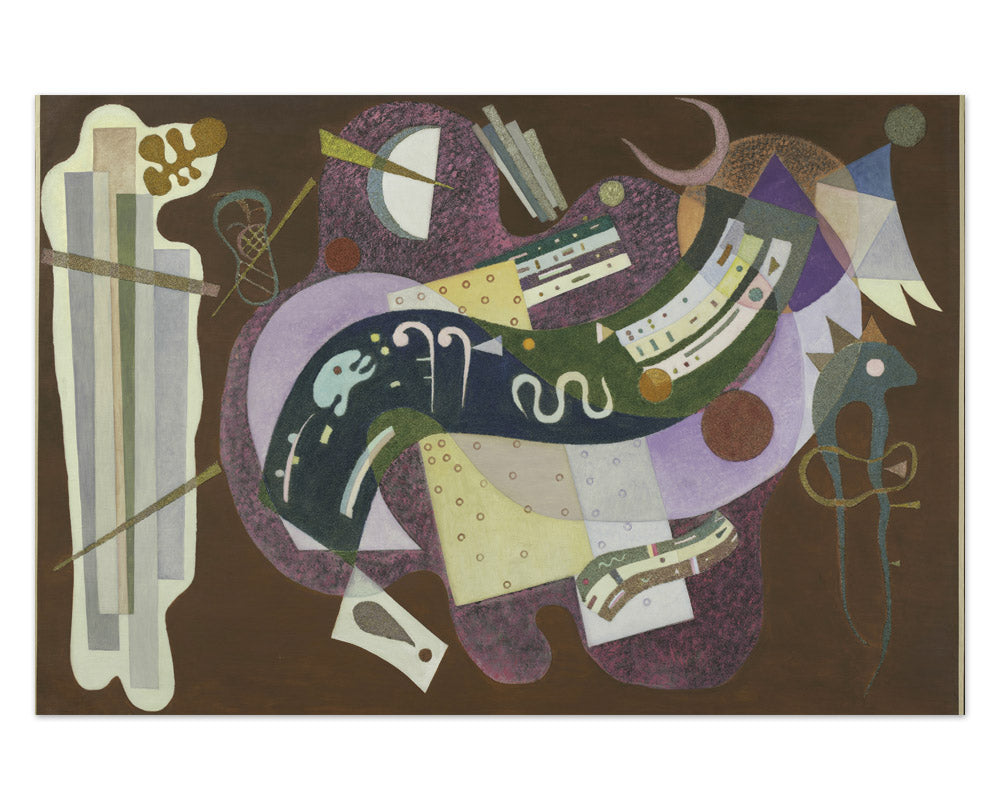 Rigid and Curved by Vasilij Kandinskij - Supreme / Full Bleed / No Frame