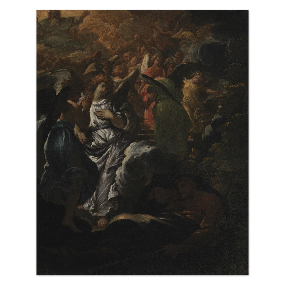The Dream of Jacob by Girolamo Troppa - Supreme / Full Bleed / No Frame