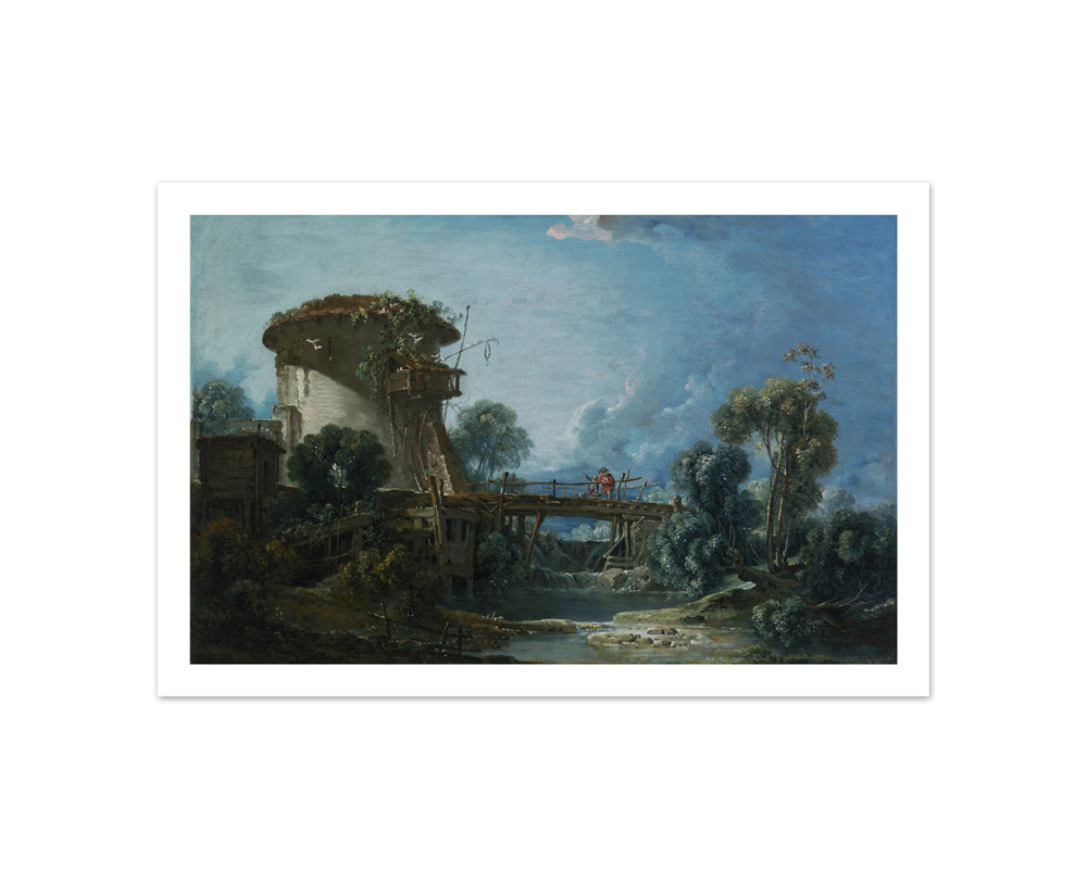 The Dovecote by François Boucher - Compact / With Margin / No Frame