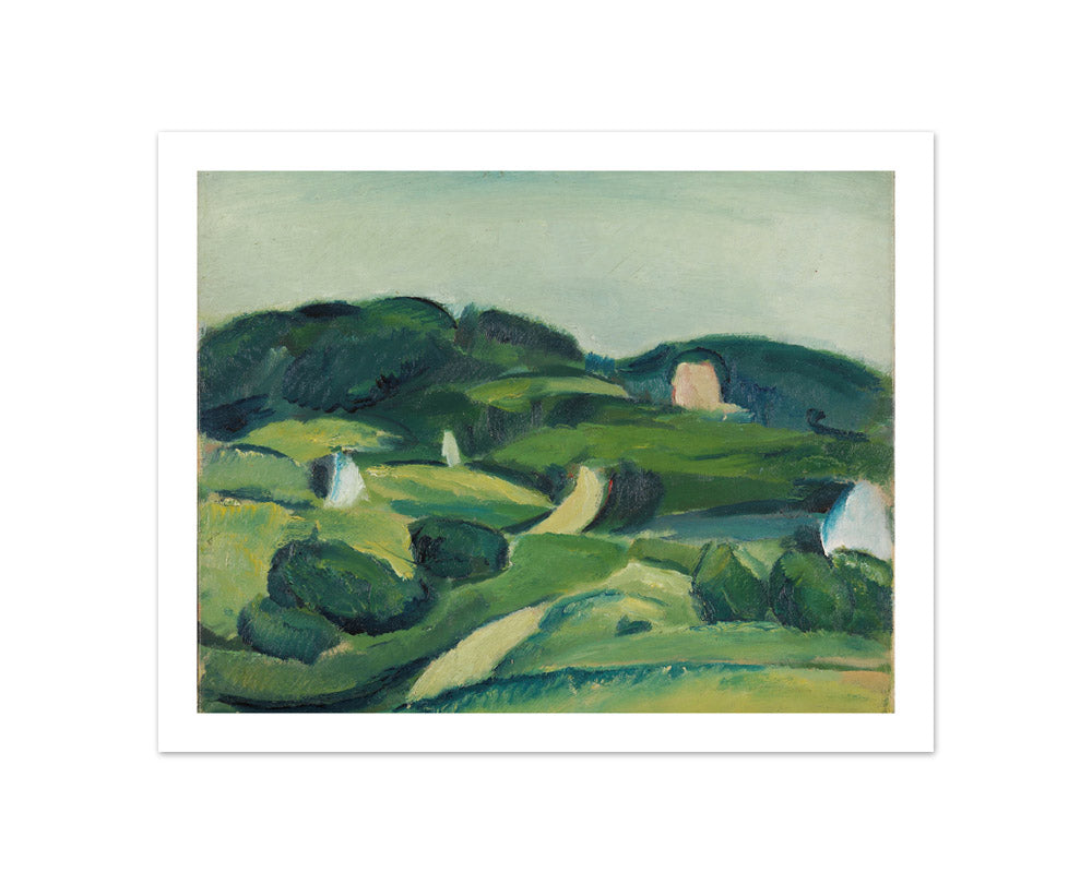 Landscape, Birkerød by Harald Giersing - Compact / With Margin / No Frame