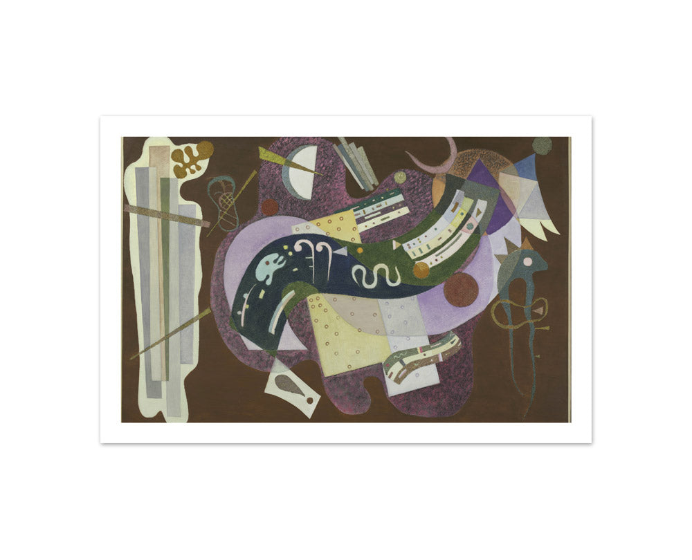 Rigid and Curved by Vasilij Kandinskij - Compact / With Margin / No Frame